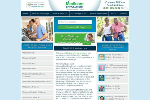 medicareenrollment.com site used Medenroll
