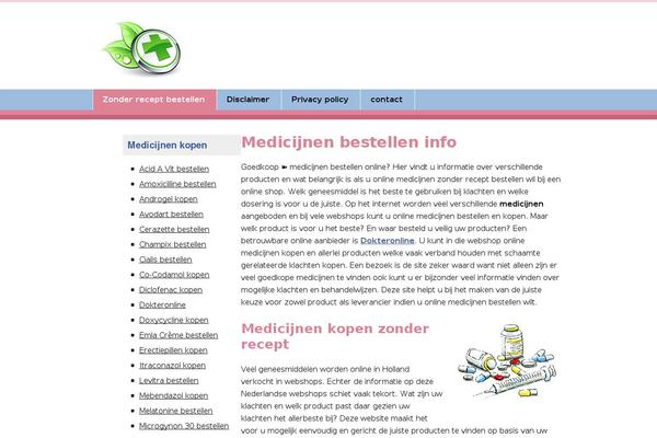 medicijnen.org site used Tailor-made