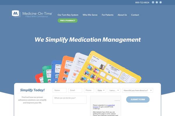 medicine-on-time.com site used Mot