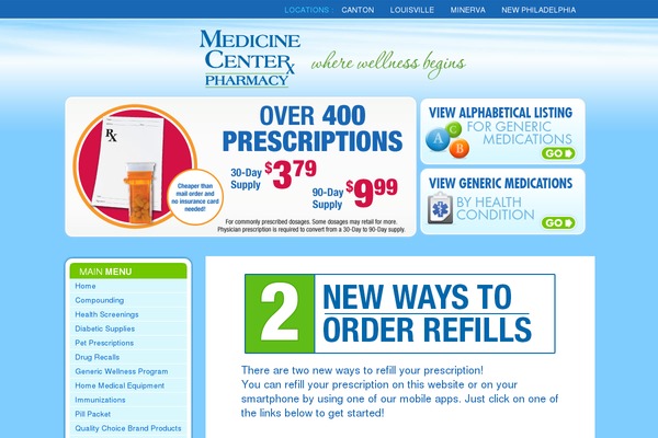 medicinecenterofcanton.com site used Medcenter