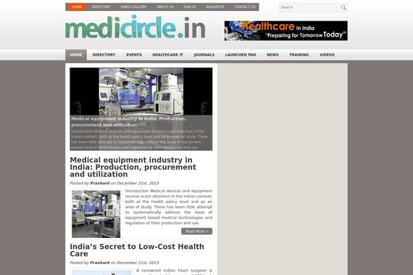 medicircle.in site used Pressmagazine