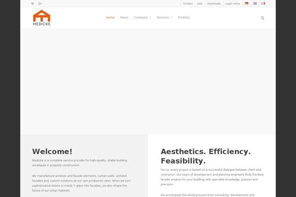 WordPress website example screenshot