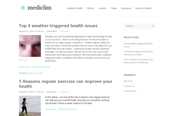 mediclim.com site used Alkane