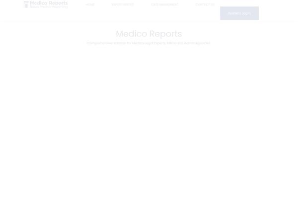 Medico theme site design template sample