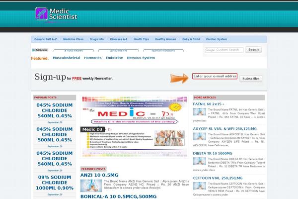 medicscientist.com site used Aceone
