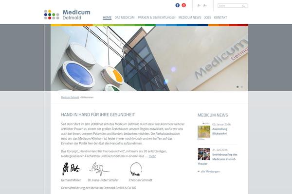 medicum-detmold.de site used Medicum