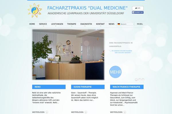 Medicus theme site design template sample