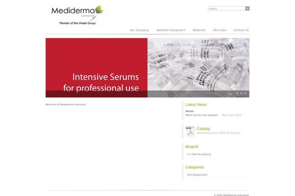 Medi theme site design template sample