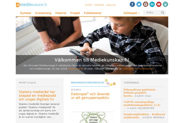 mediekunskap.fi site used Mediakasvatus