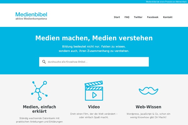 medienbibel.de site used Webnow-agency