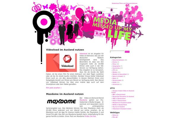 WordPress website example screenshot
