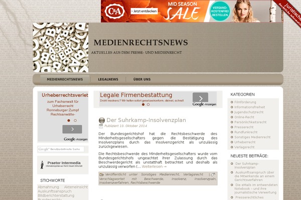 Legal News theme site design template sample