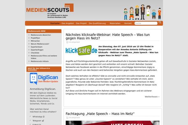 medienscouts-nrw.de site used Medienscoutsnrw