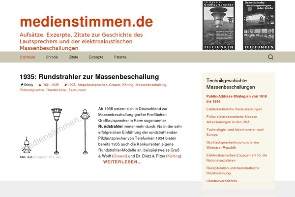 medienstimmen.de site used Dreizehn