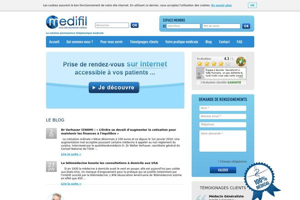 medifil.eu site used Refonte