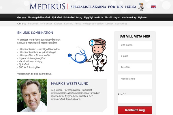 medikus.se site used Of