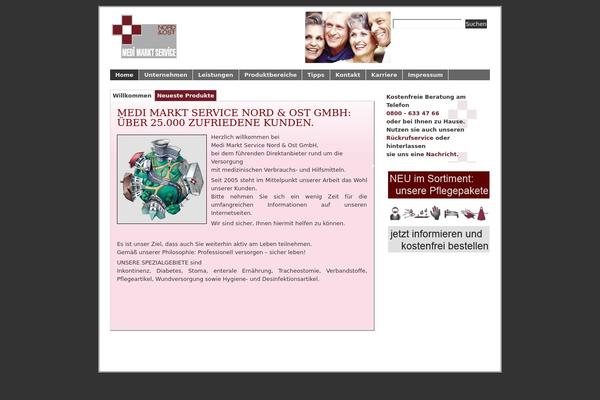 Site using WordPress Content Slide plugin