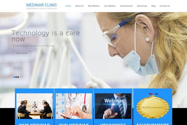 Healing Touch theme site design template sample