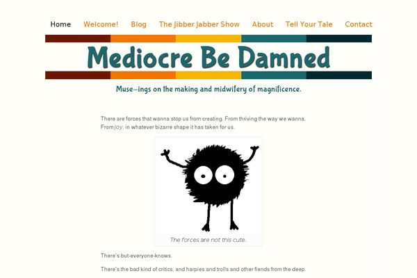 mediocrebedamned.com site used Headway
