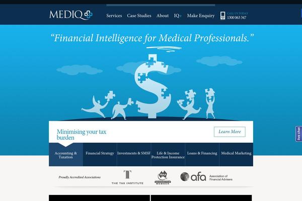mediqfinancial.com.au site used Mediq