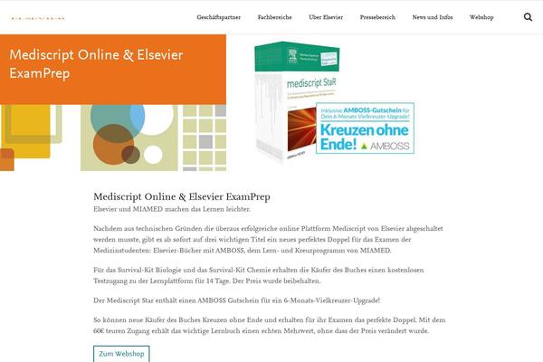 mediscript-online.de site used Elsevier