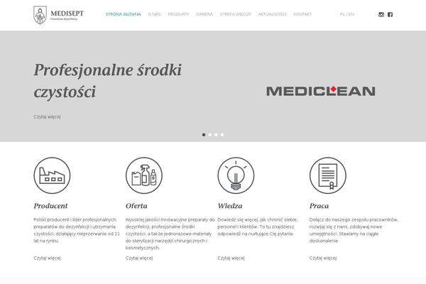 medisept.pl site used Theme50603