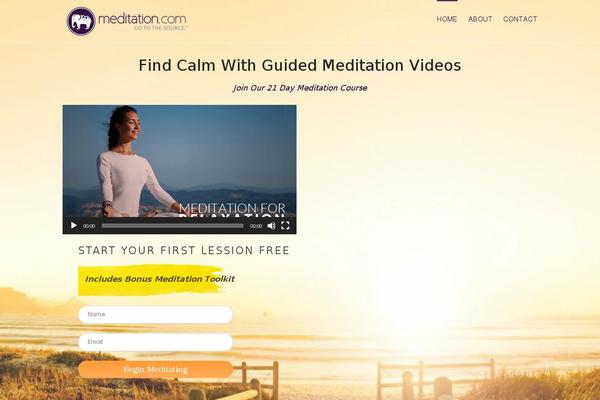 meditation.com site used Shapely-child