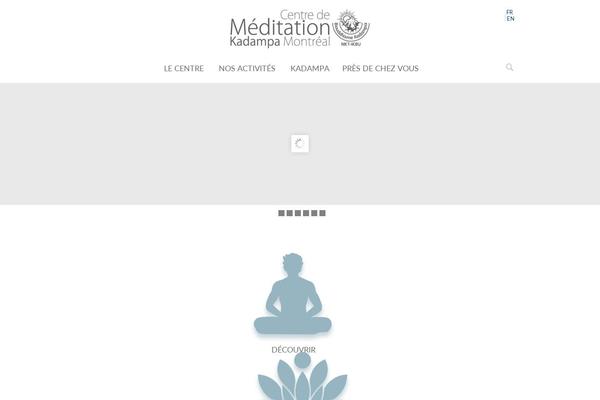 meditationamontreal.org site used Kadampa-child-theme-over-parallelus-vellum