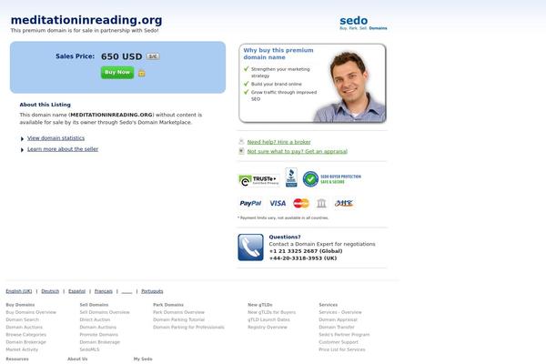 meditationinreading.org site used The Bootstrap