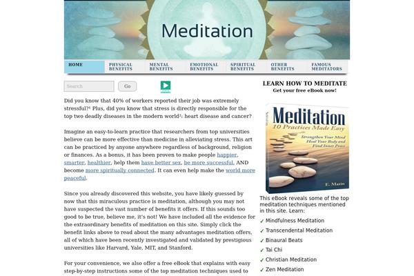 meditationpracticessite.com site used Thesis_182