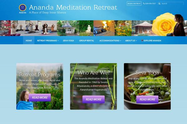 meditationretreat.org site used Ananda-designs
