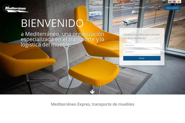 mediterraneoexpres.es site used Javo Directory