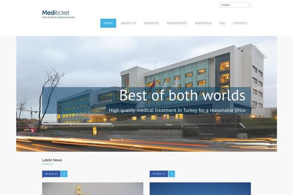 MediCenter theme site design template sample
