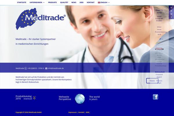 meditrade.de site used Meditrade