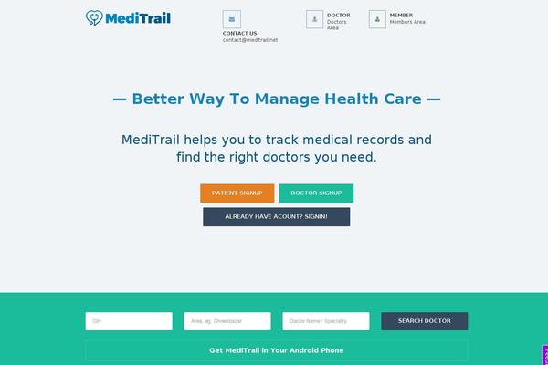meditrail.net site used The Next