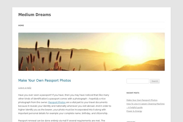 Twenty Twelve theme site design template sample
