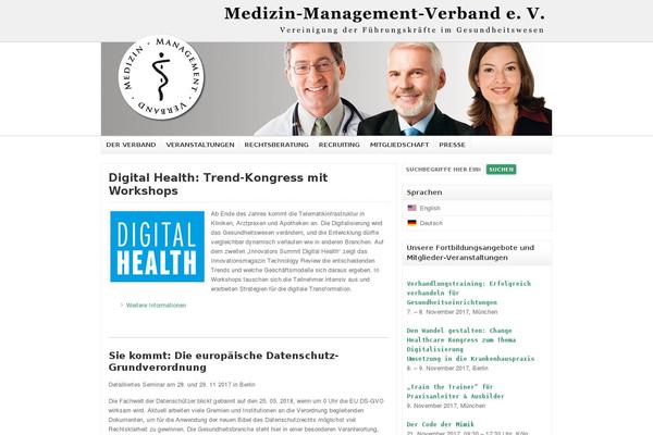 medizin-management-verband.de site used WP-Clear