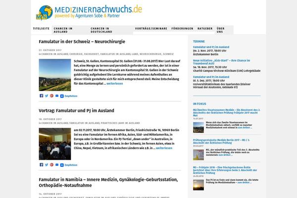 medizinernachwuchs.de site used Mnw