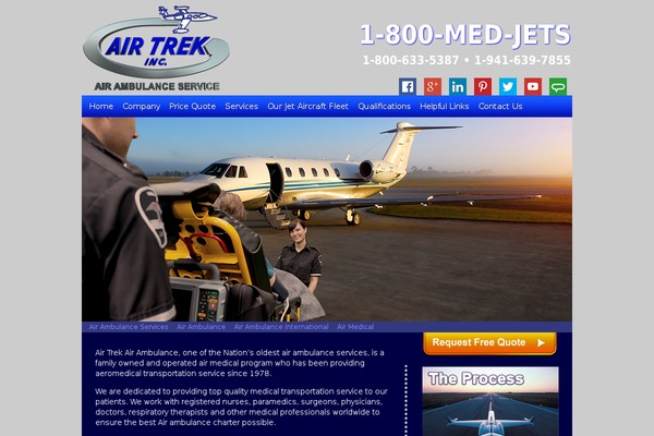 medjets.com site used Airtrek