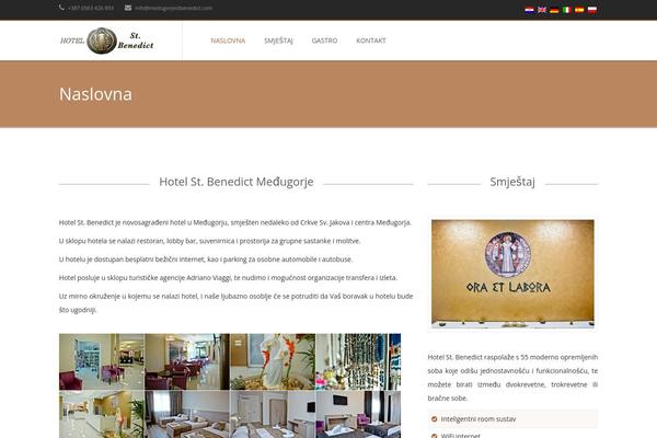 Starhotel theme site design template sample