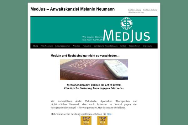 WordPress website example screenshot