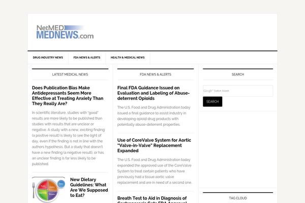 News Pro theme site design template sample