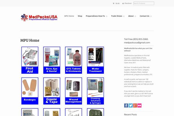 WordPress website example screenshot