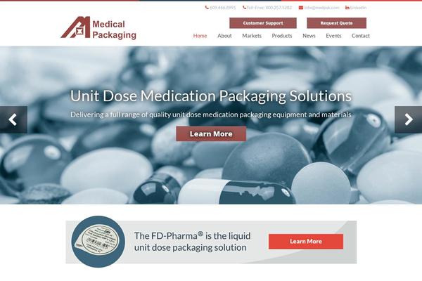 medpak.com site used Medical-packaging
