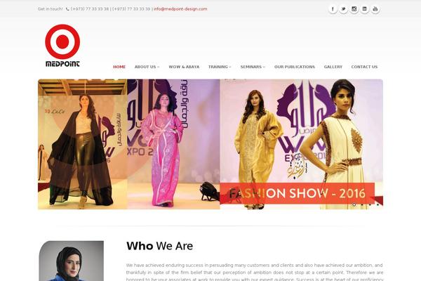 Porto theme site design template sample