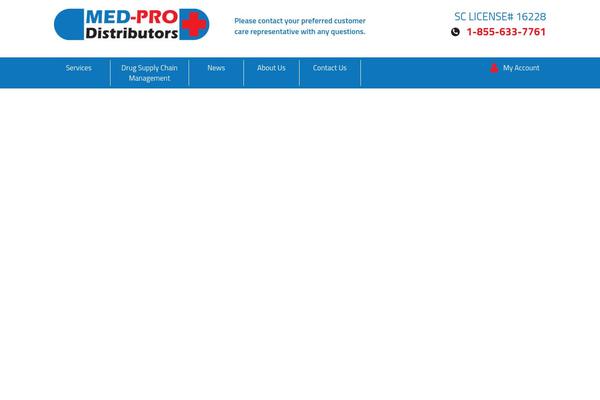 medprodistributors.com site used Medpro