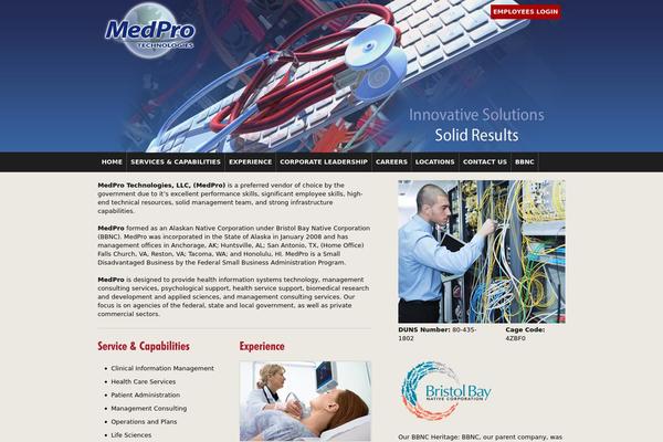 Twenty Ten theme site design template sample