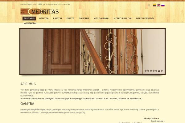 medritas.lt site used Medritas