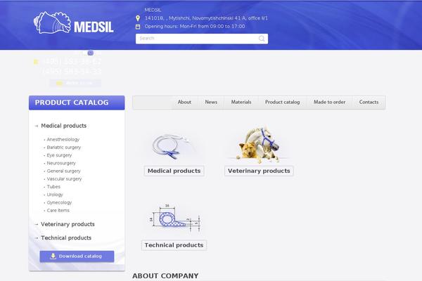 medsil.ru site used Medsil