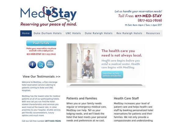 WordPress website example screenshot